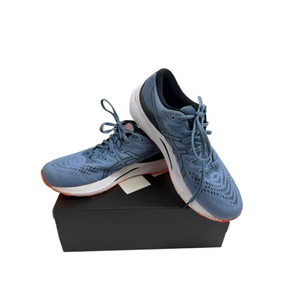 ASICS Gel-Kayano 28 Womens Running Shoes Blue Orange 1011B189 Size 8.5